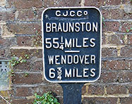 Grand Union Canal Milepost